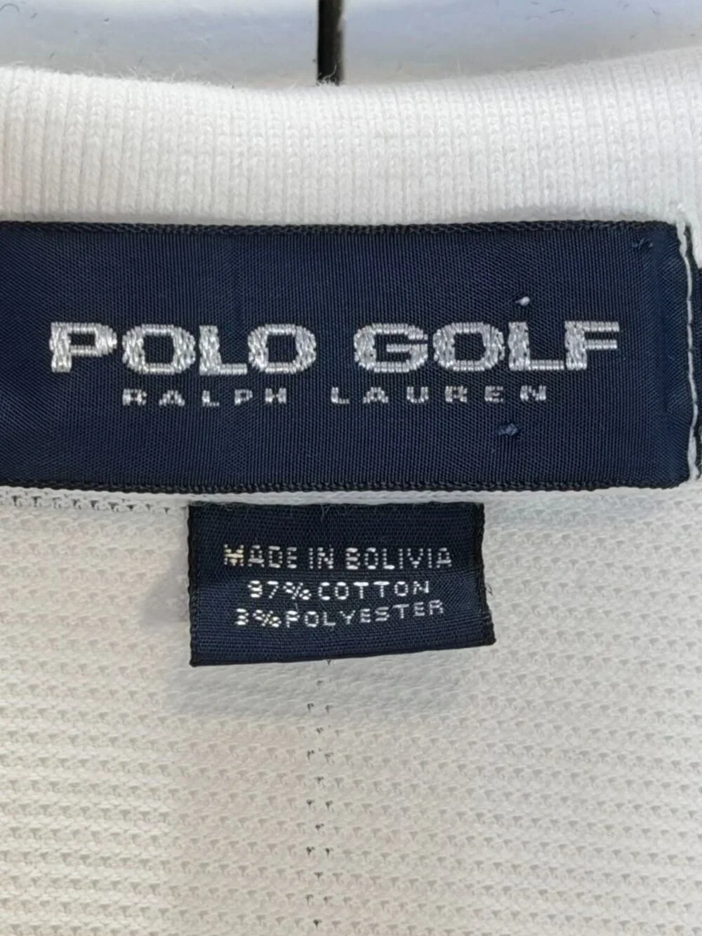 Ralph Lauren Navy Polo Golf Ralph Lauren Men's Polo Shirt L White